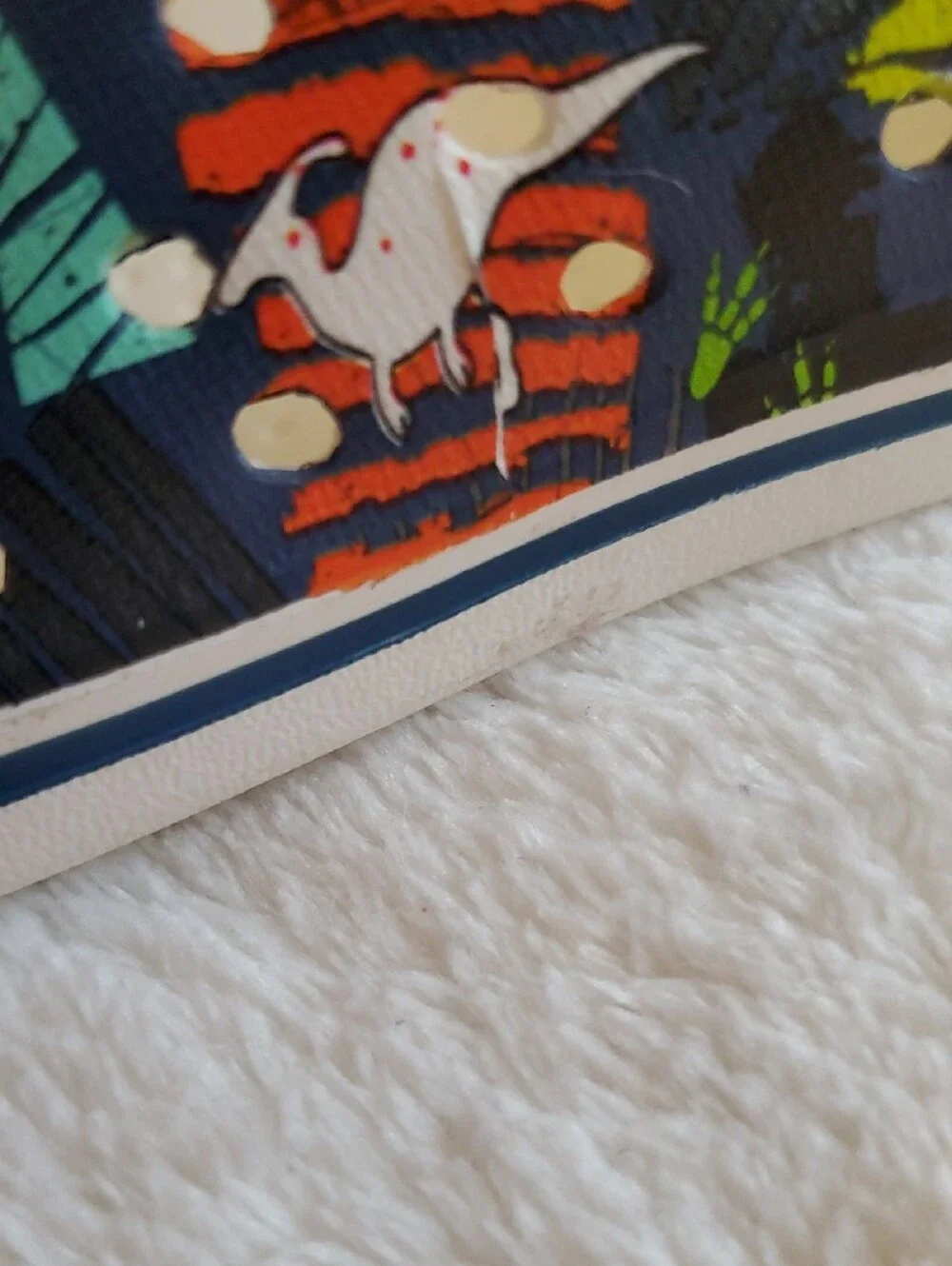 Funcoo Plus Kids Dinosaur Sandals Toddler Size 7 Slip-On Shoes NWT
